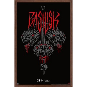 Trends International Netflix The Witcher Season 2 - Basilisk Framed Wall Poster Prints - 1 of 4