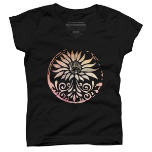 Girl's Design By Humans Lotus By Jasdogg T-Shirt - 1 of 3
