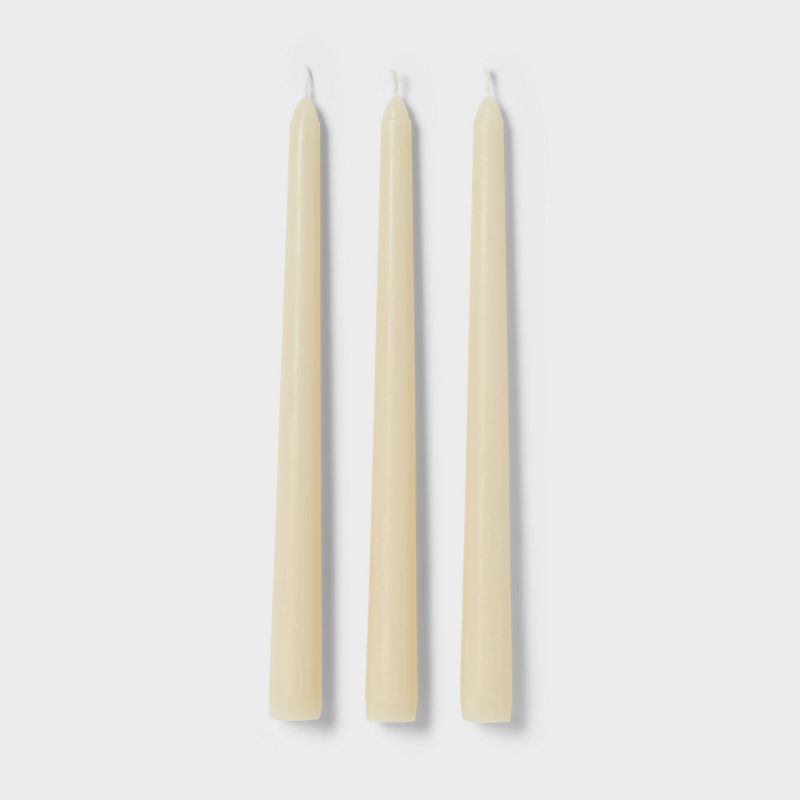 12pk Unscented Taper Candles Cream - Room Essentials&#8482;, 4 of 5