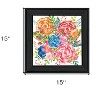 HomeRoots Spring Floral Black Framed Print Wall Art - 3 of 4