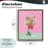 Stupell Industries Festive Gingerbread Cocktail Floating Frame Canvas Art - 4 of 4