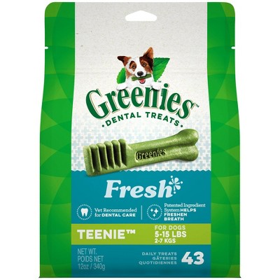 Greenies Fresh Teenie Dental Dog Treats - 12oz