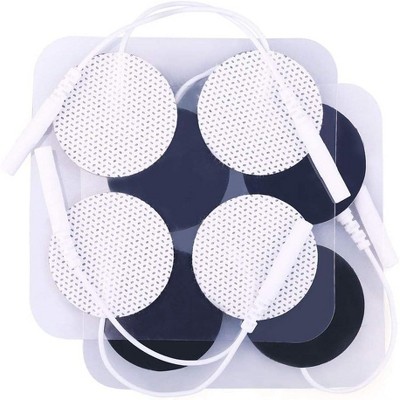 LotFancy TENS Unit Pads, 40Pcs 1.25" Round Electrodes Pads for EMS Muscle Stimulator