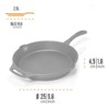 Petromax Cast Iron Fire Skillet for Kitchen or Camping, Pre-Seasoned Cookware for Campfire or Home Oven and Stove, Conducts Heat Evenly, Long Handle - 4 of 4