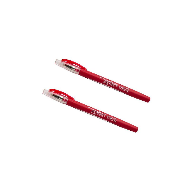 JAM Paper Gel Pens 0.7 mm Red 2/Pack 6534968A, 3 of 6