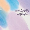 "With Sympathy and Prayers" Greeting Card: Carlton Cards, Multicolor, Folded, Solid Pattern, 7x5, Printed Design - 3 of 4