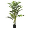 NicBex 86" Artificial Palm Tree with Pot Realistic Faux Tropical Plant for Indoor/Outdoor Decor, Easy Maintenance, Sturdy Base, Lifelike Fronds - 3 of 4