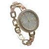 Olivia Pratt Bracelet Style Metal and Tortoise Women Watch - 3 of 4