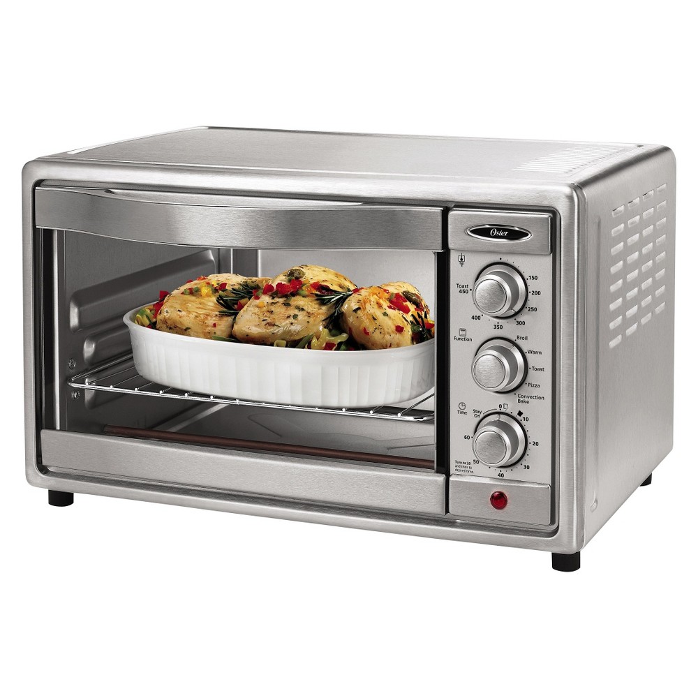 UPC 034264440715 product image for Oster 6-Slice Convection Toaster Oven, Brushed Stainless Steel, TSSTTVRB04 | upcitemdb.com