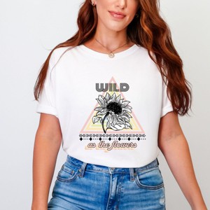 Simply Sage Market Wild As The Flowers Garment Dyed Tee - 1 of 4