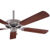 52" Minka Aire Contractor Brushed Steel Walnut Fan with Pull Chain - image 3 of 4