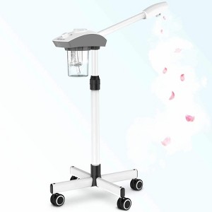 TASALON Professional Facial Steamer Machine on Wheels, Hot Ozone Face Steamer for Facial - White - 1 of 4