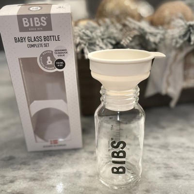Baby Glass Bottle Complete Set 110ml - Baby Blue