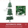 Whisen 7FT Half Artificial Christmas Tree with 520 Branches, Auto Open, Steel Base - Green - 4 of 4