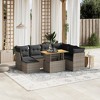 vidaXL Garden Sofa Set Grey - 2 of 4