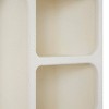 24"x16" Wooden Geometric Arched Wall Shelf with Block Shapes Cream - Olivia & May: Traditional Style, No Assembly, Open Storage - 4 of 4