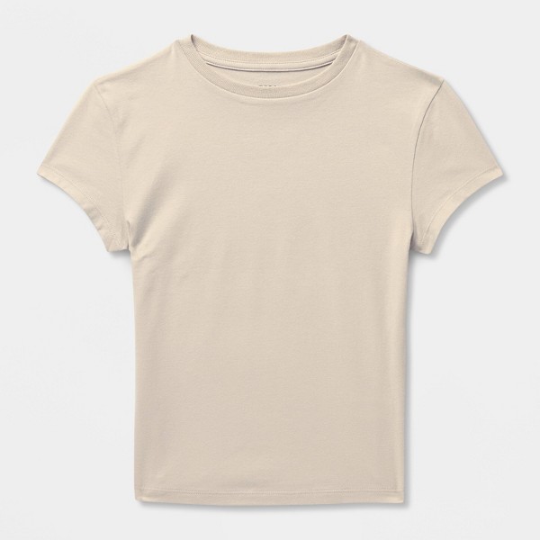 Playera de cuello redondo de manga corta para mujer - Wild Fable™ 4
