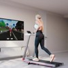Deerrun 6% Incline Treadmill 16.53 * 39.37 inches 3.0 Horsepower Walk Pad Free Tabletop Gift - 4 of 4