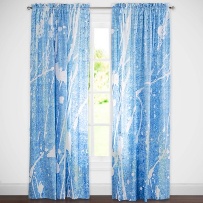 50"x84" Splash Pad Curtain Panel Blue - Crayola