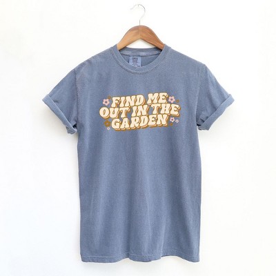 Simply Sage Market Women's Find Me In The Garden Short Sleeve Garment Dyed Tee