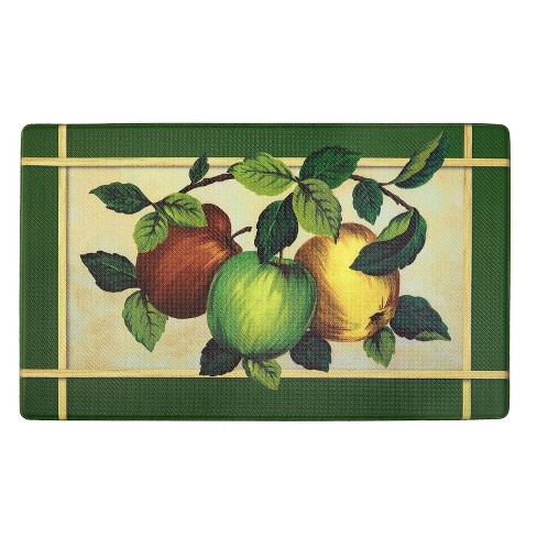 Kate Aurora Heavy Duty Embossed Non Slip Memory Foam Kitchen Mats