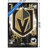 Trends International NHL Vegas Golden Knights - Maximalist Logo 23 Framed Wall Poster Prints - 3 of 4