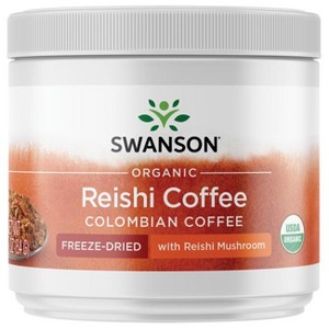 Swanson Organic Reishi Coffee Colombian - Freeze-Dried w/Reishi Mushroom 3 oz Jar. - 1 of 2