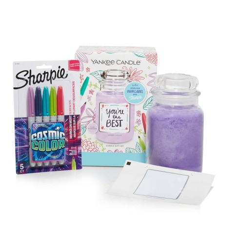 Sharpie Gift Set Glass Lilac Blossom Jar Candle - Yankee Candle : Target