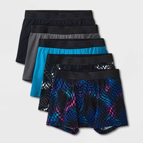 Boys' 5pk Boxer Briefs - All In Motion™ Teal Blue S