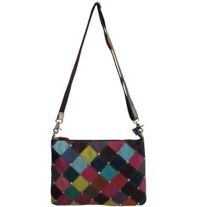 Amerileather Zigzagger Shoulder Bag – Top Grain Lambskin Design with Sleek Profile and Everyday Functionality - 1 of 4