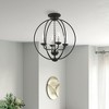 Livex Lighting Arabella 4 - Light Chandelier in  Black/Brushed Nickel - 2 of 4