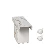 TiramisuBest CLEARWATER RECT SLD TOP Table with Dark Oak for Dining Tables - 3 of 4