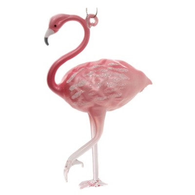 Holiday Ornaments 5.5" Coast Flamingo Ornament Department 56  -  Tree Ornaments