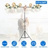 iMountek
 5x6.5FT T-Shape Backdrop Stand with Adjustable Height, 6 Spring Clamps, Sandbag & Carry Bag  Black - 4 of 4