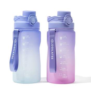 deep breath : tan Water Bottle by breebleu