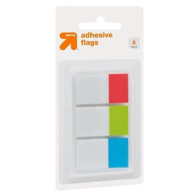 Adhesive Flags 3 Pads 90ct Tabbed Multicolor - up &#38; up&#8482;