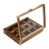 YIYIBYUS Wooden Spice Box with 12 Containers, Spice Fit Box - 4 of 4
