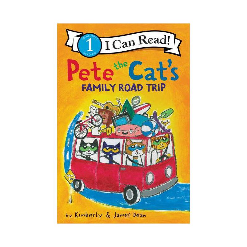 Pete the Cat's Family Road Trip - (I Can Read Level 1) by  James Dean & Kimberly Dean (Hardcover), 1 of 2