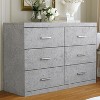 Galano Carmelo 6 Drawer Dresser (Interlock) - Concrete - 4 of 4