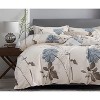 Hachikiko Big Flower Print Duvet Cover Set - Twin Size, Lightweight Breathable All-Season Bedding with 2 Pillowcases - 4 of 4