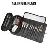 Unique Bargains Travel Makeup Bag Makeup Brush Holder Portable Makeup Organizer Bag Cosmetics Storage Bag Waterproof 1 Pcs - 3 of 4