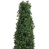Northlight 4' Artificial Two-Tone Boxwood Topiary Tree with Round Pot, Unlit - 3 of 4