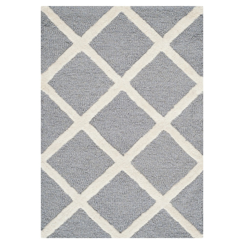 2'x3' Lola Rug Silver/Ivory - Safavieh