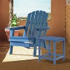 Whisen Oversized Wooden Adirondack Chair with Pre-Assembled Back - 2 of 4