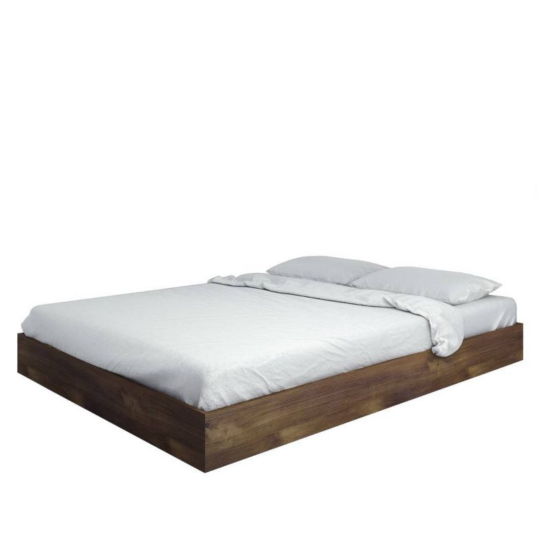 Karibou Platform Bed with Headboard Truffle - Nexera, 4 of 6