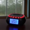 JENSEN Digital AM/FM Weather Band Alarm Clock Radio with NOAA Weather Alert and Top Mounted Red LED - image 4 of 4