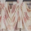 RLF Home Luxurious Modern Design Classic Deep-Sea Victory Swag 3-Scoop Window Valance 50" x 25" - 4 of 4