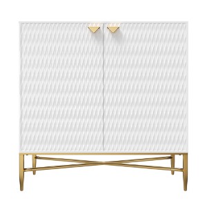Chery Life White Modern 2-Door Accent Cabinet - 1 of 4