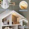 Kids Bookshelf, Toy Storage Organizer, with Toy Storage, Dollhouse Bookshelf for Playroom, Bedroom, Nursery, Classroom, School, Kindergarten - 3 of 4