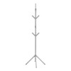 Okak Freestanding Coat Rack with 8 Hooks, Contemporary Hall Tree with Metal Frame, Entryway Storage for Living Room, Bedroom, Silver - 3 of 4